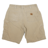 CARHARTT Mens Shorts Beige Casual XL W32 Cotton Blend Workwear Utility