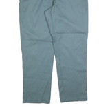 DICKIES Mens Cotton Blend Blue Regular Fit Straight Leg Trousers W40 L32