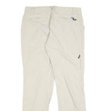 COLUMBIA Womens Regular Beige Zip Trousers W34 L32 Casual Outdoor Lightweight