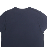 NIKE Mens Navy Blue Sportswear Logo T-Shirt L Short Sleeve Crew Neck Cotton