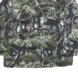 DICKIES Mens Green Camouflage Long Sleeve Crew Neck Cotton Blend T-Shirt L