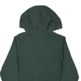 HELLY HANSEN Womens Green Crop Hoodie M Cotton Blend Pullover Casual