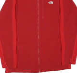 THE NORTH FACE Mens Red Jacket 2XL Polyester Blend Zip Outdoor Casual