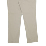 TOMMY HILFIGER Mens Beige Regular Fit Straight Leg Trousers W38 L30 Smart Casual