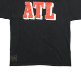 CHAMPION Mens Black ATL Graphic T-Shirt L Crew Neck Short Sleeve Cotton