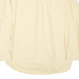 CLUB ROON Mens Beige XL Cotton Blend Shirt Button-Down Classic Long Sleeve