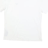 BARBOUR Mens White Graphic T-Shirt XL Short Sleeve Crew Neck Cotton Casual