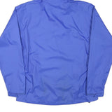 HELLY HANSEN Womens Blue Outdoor Jacket S Polyester Blend Plain Zip Hooded