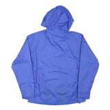 HELLY HANSEN Womens Blue Outdoor Jacket S Polyester Blend Plain Zip Hooded