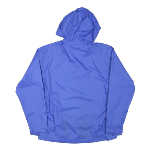 HELLY HANSEN Womens Blue Outdoor Jacket S Polyester Blend Plain Zip Hooded