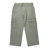 Levis Cargo Trousers - 32W 27L Grey Cotton