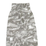 Womens Cotton Cargo Trousers W28 L30 Regular Fit Grey Camouflage Zip Closure