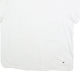 NAUTICA Mens White L T-Shirt Short Sleeve Crew Neck Cotton Casual Everyday
