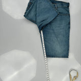 569 Levis Denim Shorts - 34W 12L Blue Cotton