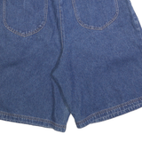 Womens Denim Shorts Blue Casual L W34 Classic Fit Cotton Comfortable