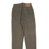 LEVI'S 550 Tapered Womens Jeans Brown Regular Tapered Denim Medium W25 L32