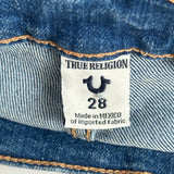 True Religion Skinny Jeans - 30W UK 8 Blue Cotton