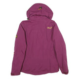 JACK WOLFSKIN Womens Purple Outdoor Jacket UK 10 Polyamide Blend Zip Hooded