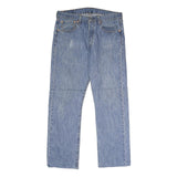LEVI'S 501 Mens Jeans Blue Classic Straight Denim W32 L30 Button Closure