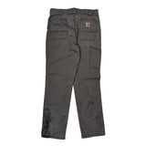 Carhartt Carpenter Trousers - 32W 31L Grey Cotton