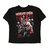 Motley Crue Band T-Shirt - XL Black Cotton