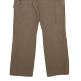 DICKIES Mens Cotton Beige Regular Straight Trousers W34 L30 Workwear Casual