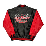 Chevrolet Racing Steve & Barry Graphic Varsity Jacket - Large Black Acrylic