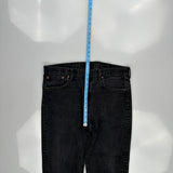 501 Levis Jeans - 36W 30L Black Cotton