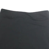 ADIDAS Womens Black Mini Cotton Blend Plain Skirt L Sports Casual Activewear