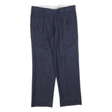SPECIALLY ORDERED Womens Regular Fit Navy Blue Trousers W30 L26 Classic Zip