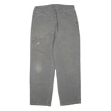 DICKIES Mens Regular Fit Straight Grey Denim Jeans W34 L30 Workwear Casual