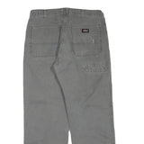 DICKIES Mens Regular Fit Straight Grey Denim Jeans W34 L30 Workwear Casual