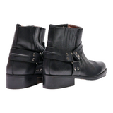 HIGHWAY Ankle Boots Black Leather Womens UK 7