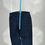 Carhartt Carpenter Trousers - 34W 32L Blue Cotton