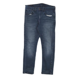 LEVI'S 512 Tapered Mens Jeans Blue Slim Denim Medium W31 L27 Classic Zip Fit