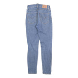 LEVI'S 721 Womens Jeans Blue Slim Skinny Denim Light W26 L26 Stylish Comfort