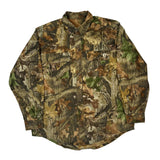 Mossy Oak Camo Shirt - XL Camo Cotton
