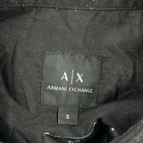 Armani Exchange Slim Shirt - Small Black Cotton