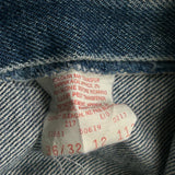 Orange Tab Levis Jeans - 34W 31L Blue Denim