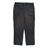 Dickies Cargo Trousers - 36W 32L Black Cotton