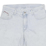 PIONEER Womens Shorts Blue Casual XL W34 Denim Cotton Blend Relaxed Fit