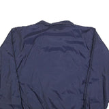 ARGUS Mens Navy Blue White Stripe Track Jacket L Polyester Blend Zip