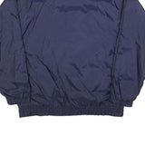 ARGUS Mens Navy Blue White Stripe Track Jacket L Polyester Blend Zip