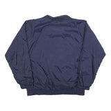 ARGUS Mens Navy Blue White Stripe Track Jacket L Polyester Blend Zip