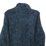 PENDLETON Womens Blue Polyester Blend Zip Jacket M Fleece Checked Trim Warm