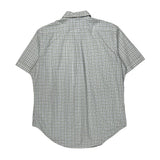 Polo By Ralph Lauren Checked Short Sleeve Shirt - Medium White Cotton
