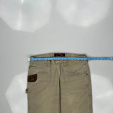 Unbranded Carpenter Trousers - 36W 30L Khaki Cotton