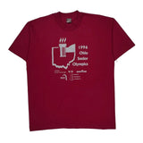 Ohio Senior Olympics 1996 Fruit Of The Loom Graphic T-Shirt - XL Red Cotton Blend