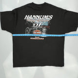 Hannum'S 51St Anniversary Harley Davidson Graphic T-Shirt - Large Black Cotton