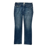 True Religion Slim Fit Jeans - 32W 31L Blue Cotton